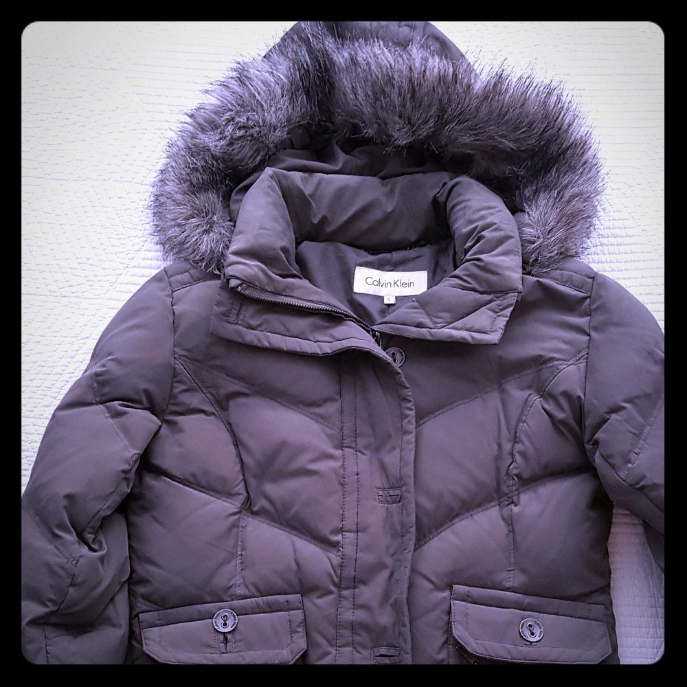 Winter coat with hood